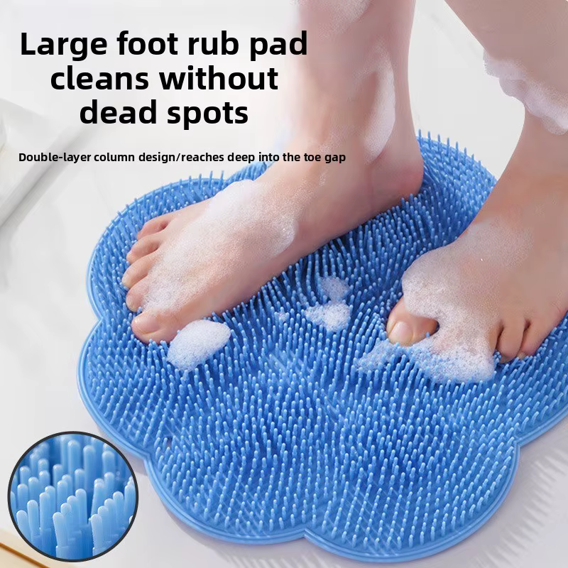 Grande brosse exfoliante pour les pieds et épurateur du dos