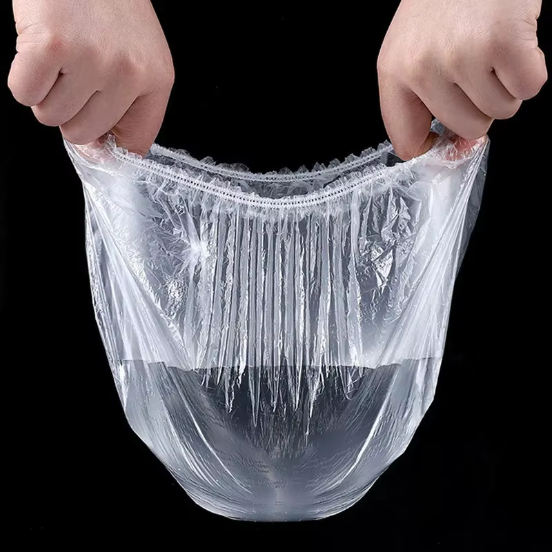 Sac en plastique jetable 100/300/700 pièces, couvercle alimentaire, stockage de sacs alimentaires élastiques, organisateur de cuisine, sac de fruits, emballage de couvercle de bol