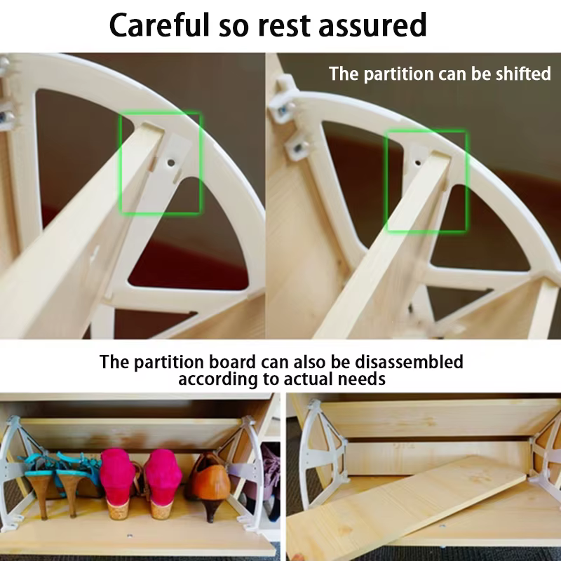 Charnières d'armoire à chaussures, charnière en plastique pour chaussures, étagère de rangement, meubles retournés, raccord de quincaillerie de cuisine, accessoires, T1
