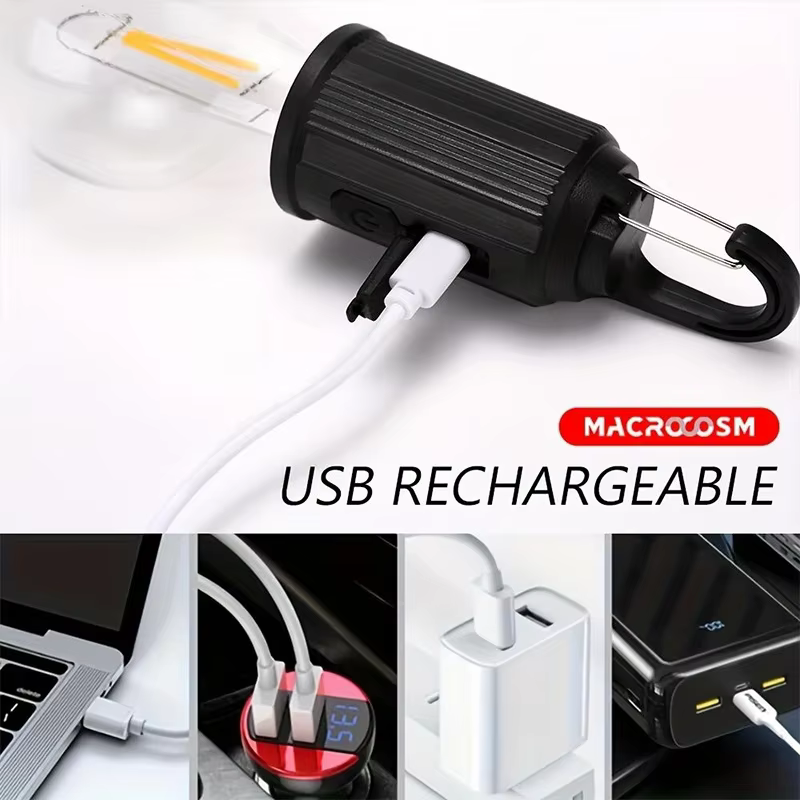 Ampoules LED rechargeables par USB pour l'extérieur