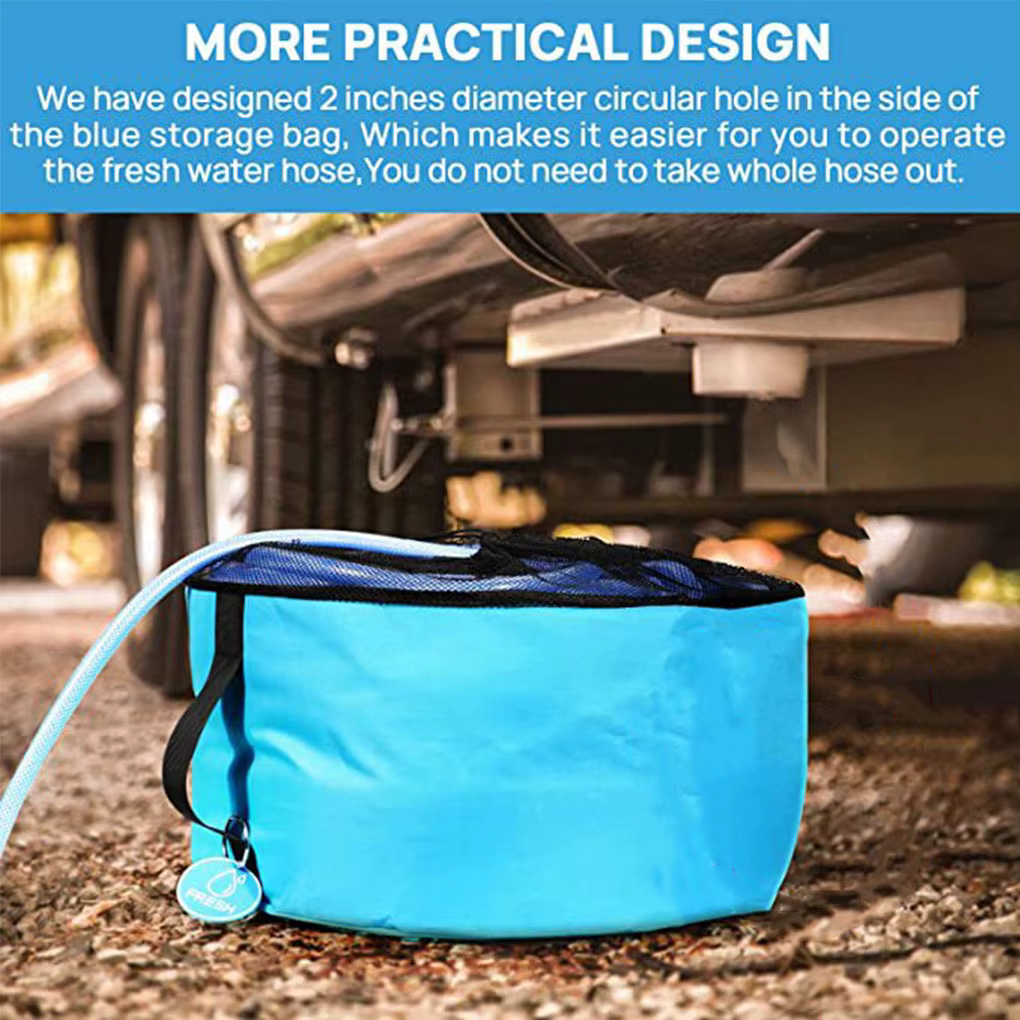 Sac de rangement pour tuyau d'eau pour camping-car