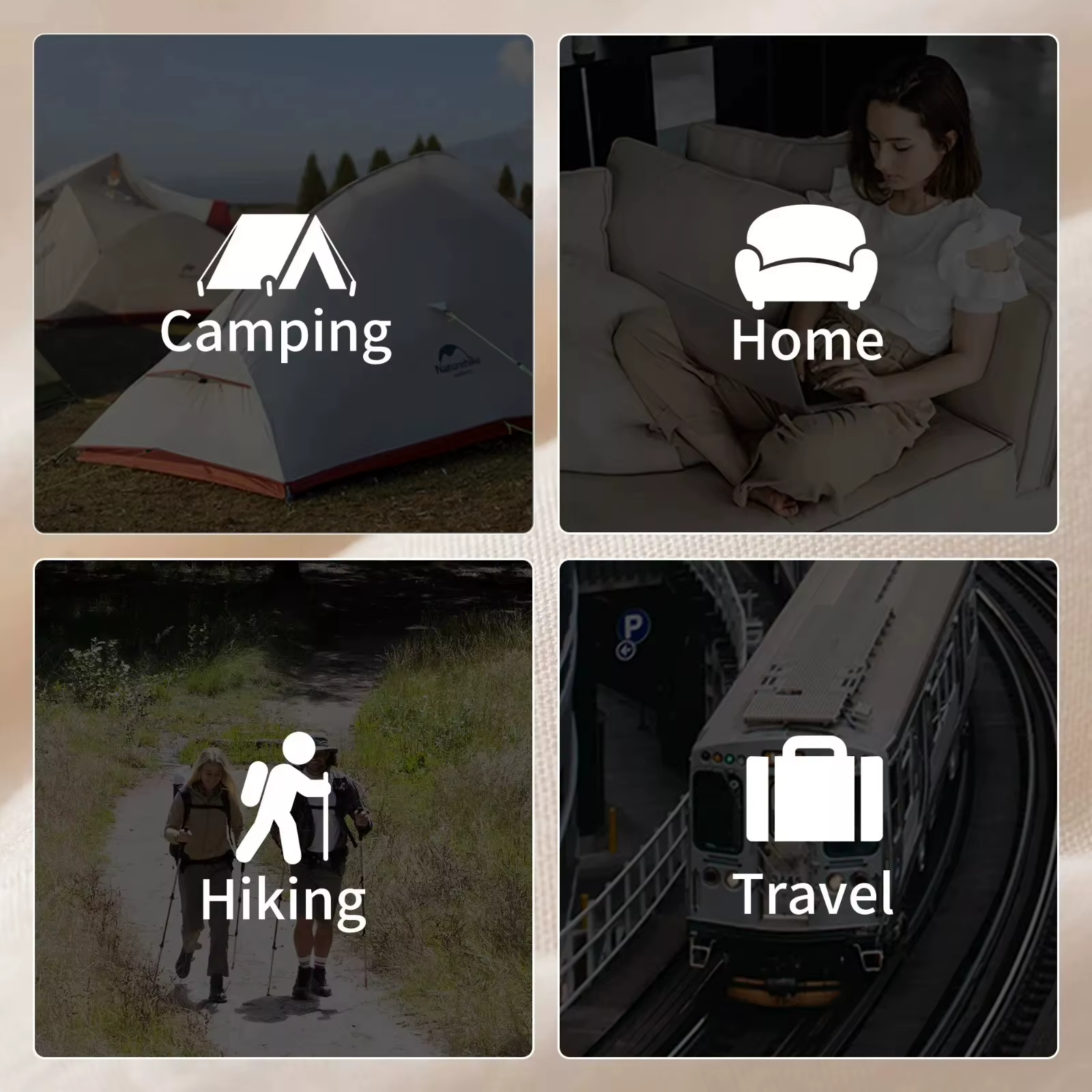 Sacs de couchage chauffants d'hiver ultralégers pour le camping en plein air