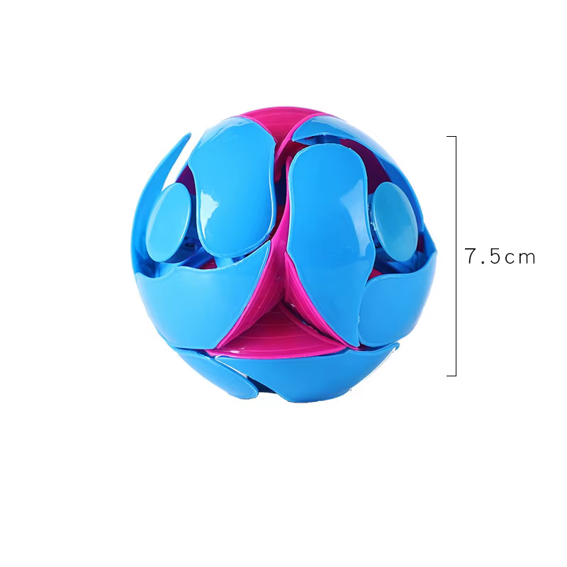 1 pièces amusant couleur changeante balle jouet lancer à la main sensoriel décompression accessoire pour enfants adultes cadeau Double couleur magique balle jouet