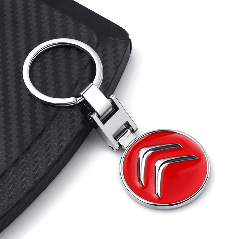 Porte-clés creux en métal pour voiture, 1 pièce, accessoires pour citroën C1 C2 C3 C4 Grand Picasso C4L C5 C-ELYSEE Berlingo Cactus DS