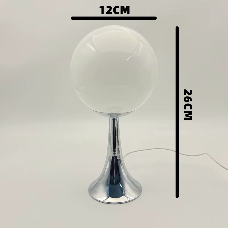 Lampe de bureau en verre, style nordique, ambiance chaleureuse, lampe de chevet, 3 tons de couleur, éclairage décoratif pour chambre à coucher, restaurant, bar, maison d'hôtes, usine