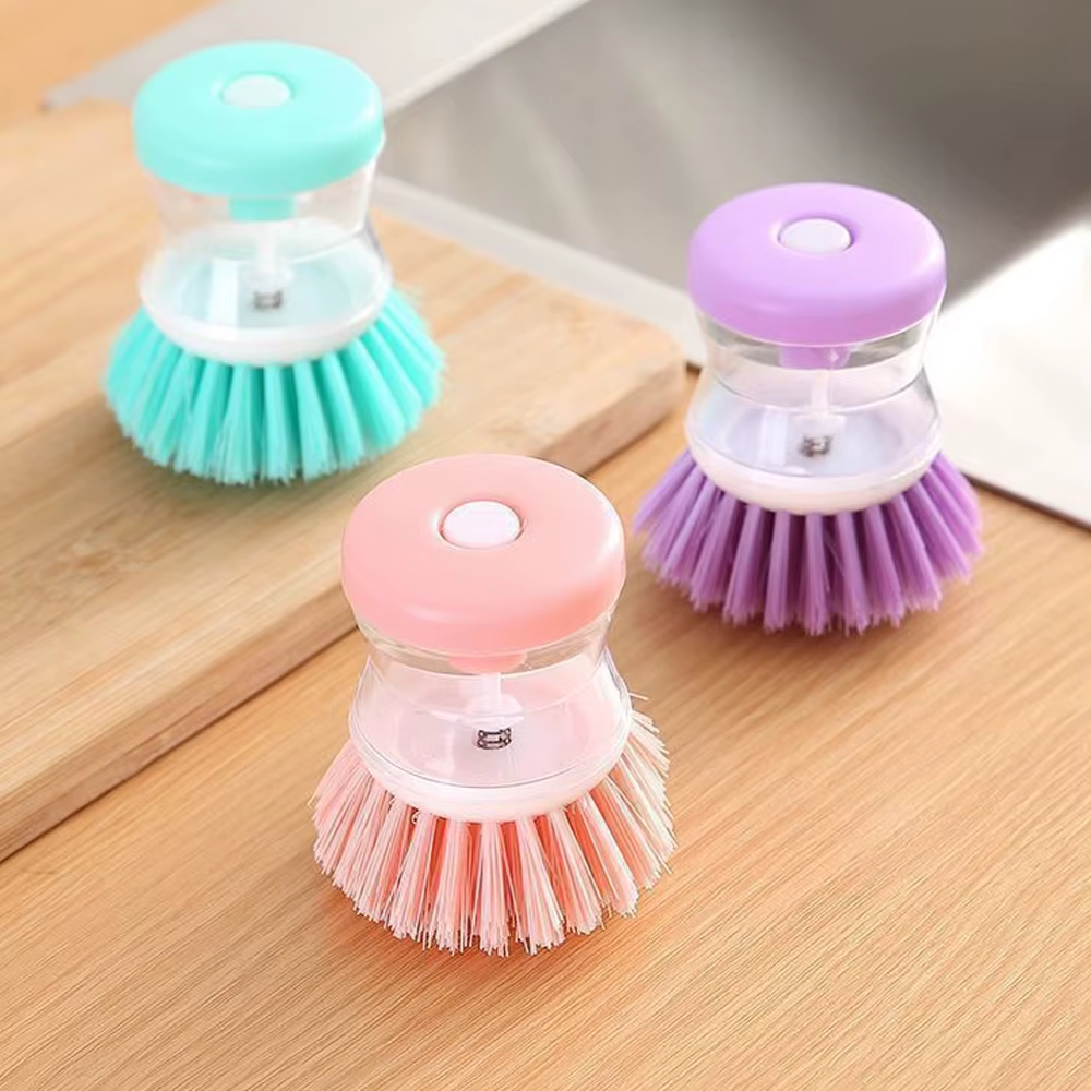 Pot de lavage de cuisine, brosse à vaisselle, ustensiles avec distributeur de savon liquide, accessoires de nettoyage ménager