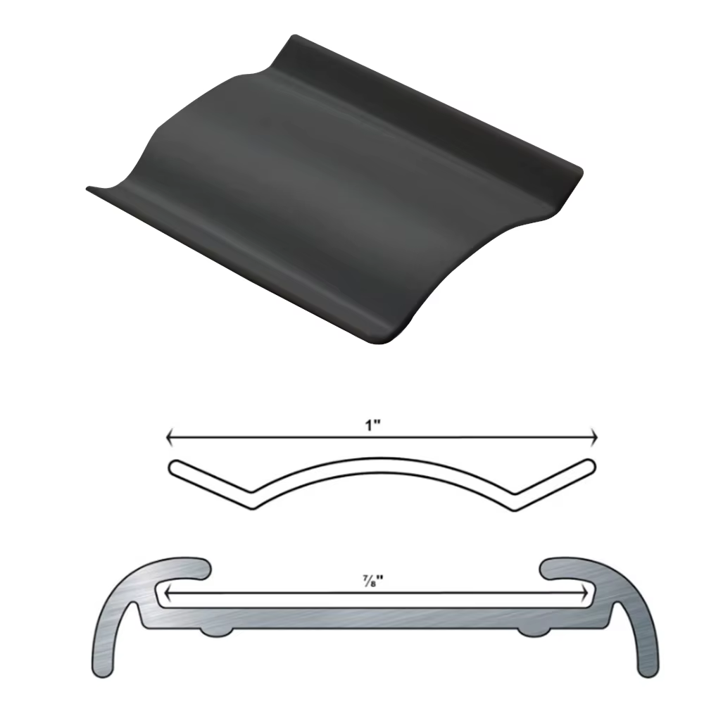 Guide de bande décorative, moulage d'angle, accessoires de remorque, garniture en PVC, couvercle à vis extérieur, insert de camping-car