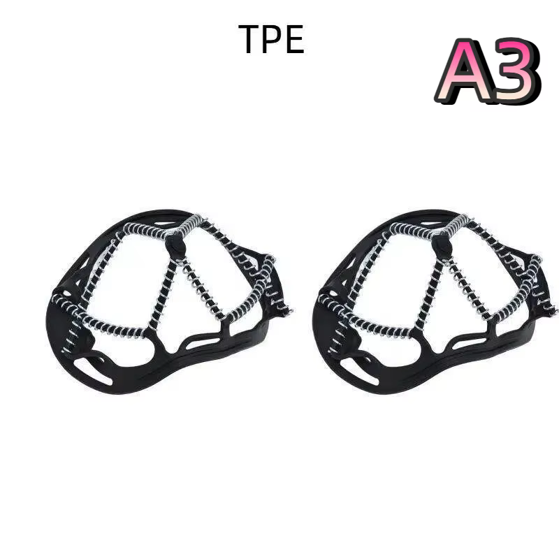 1 paire antidérapant glace neige pince couvre-chaussures Camping Sports de plein air