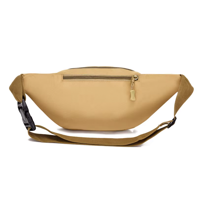 Nouveau Sac de taille multicouche à quatre fermetures éclair pour hommes, sac de poitrine pour loisirs en plein air, sport, voyage, portefeuille Mobile