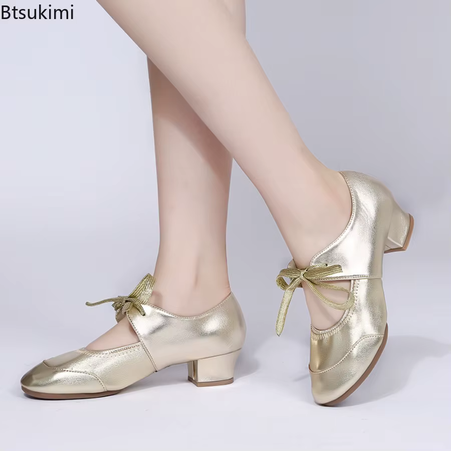 Chaussures de danse pour salle de bal pour femmes et filles