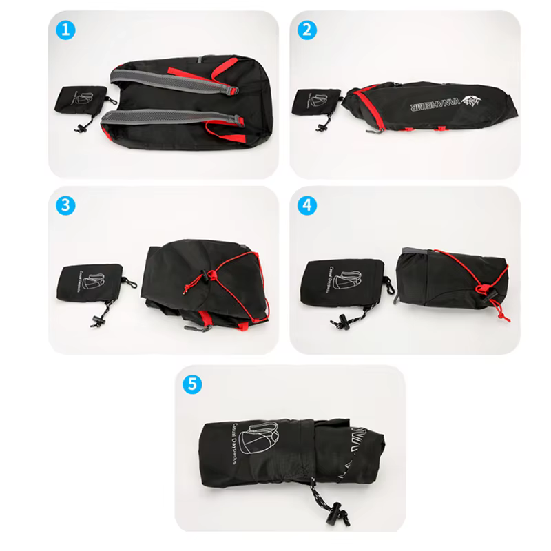 Sac à dos pliable en plein air, sac à dos de Camping de grande capacité, sac de jour anti-éclaboussures, sac de sport pour hommes et femmes, sac de voyage et de randonnée 20L