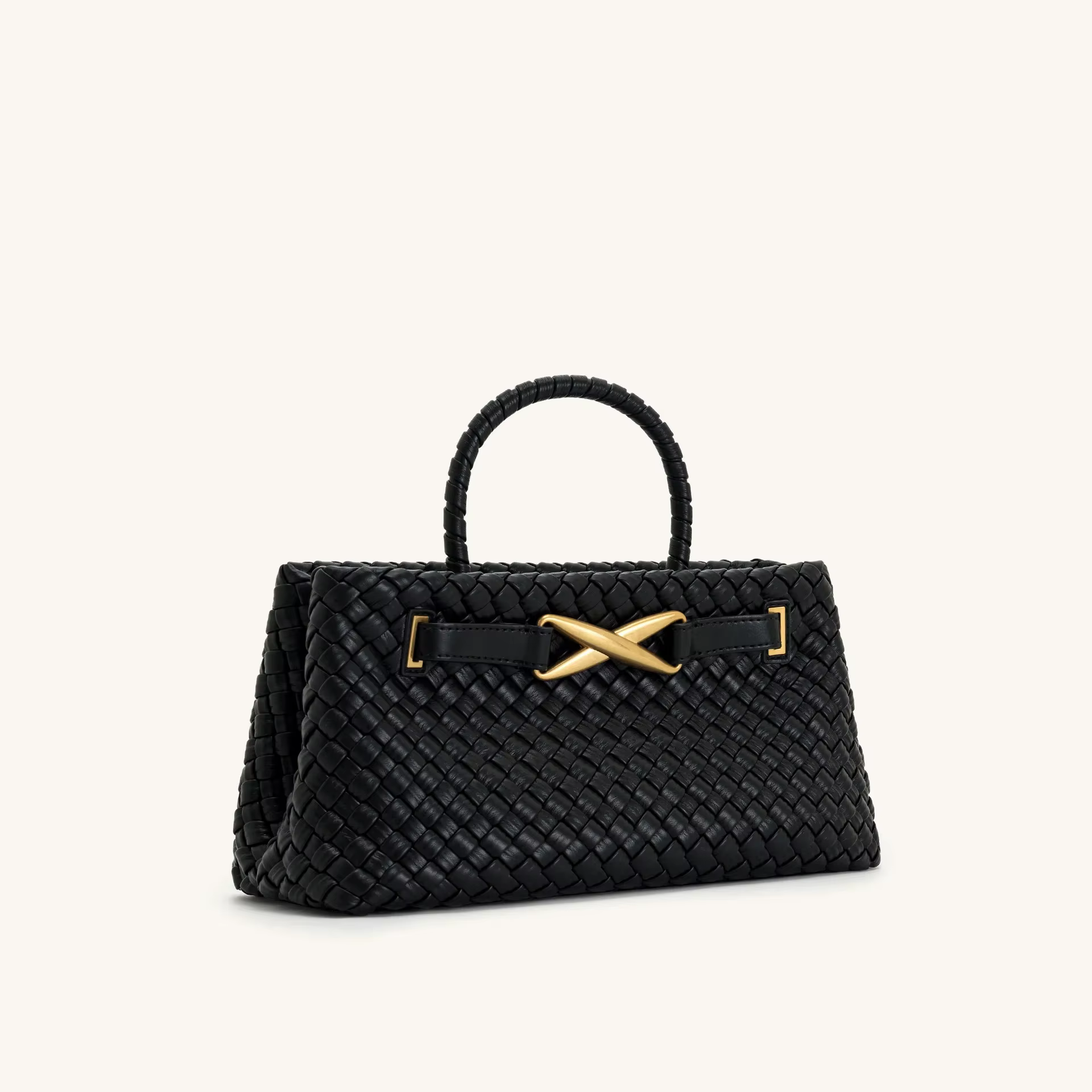 Jwpei – sac tissé Elora, sac à main polyvalent à la mode, sac à bandoulière en cuir, sac messager de grande capacité pour femmes