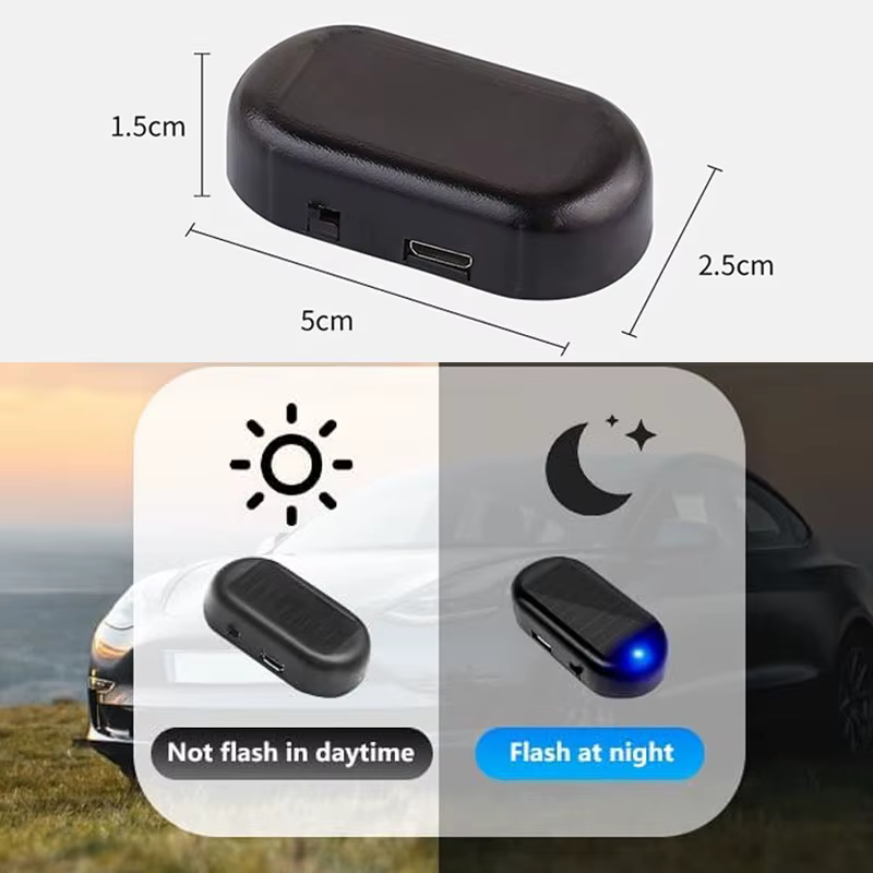 Fausse lumière de sécurité pour voiture