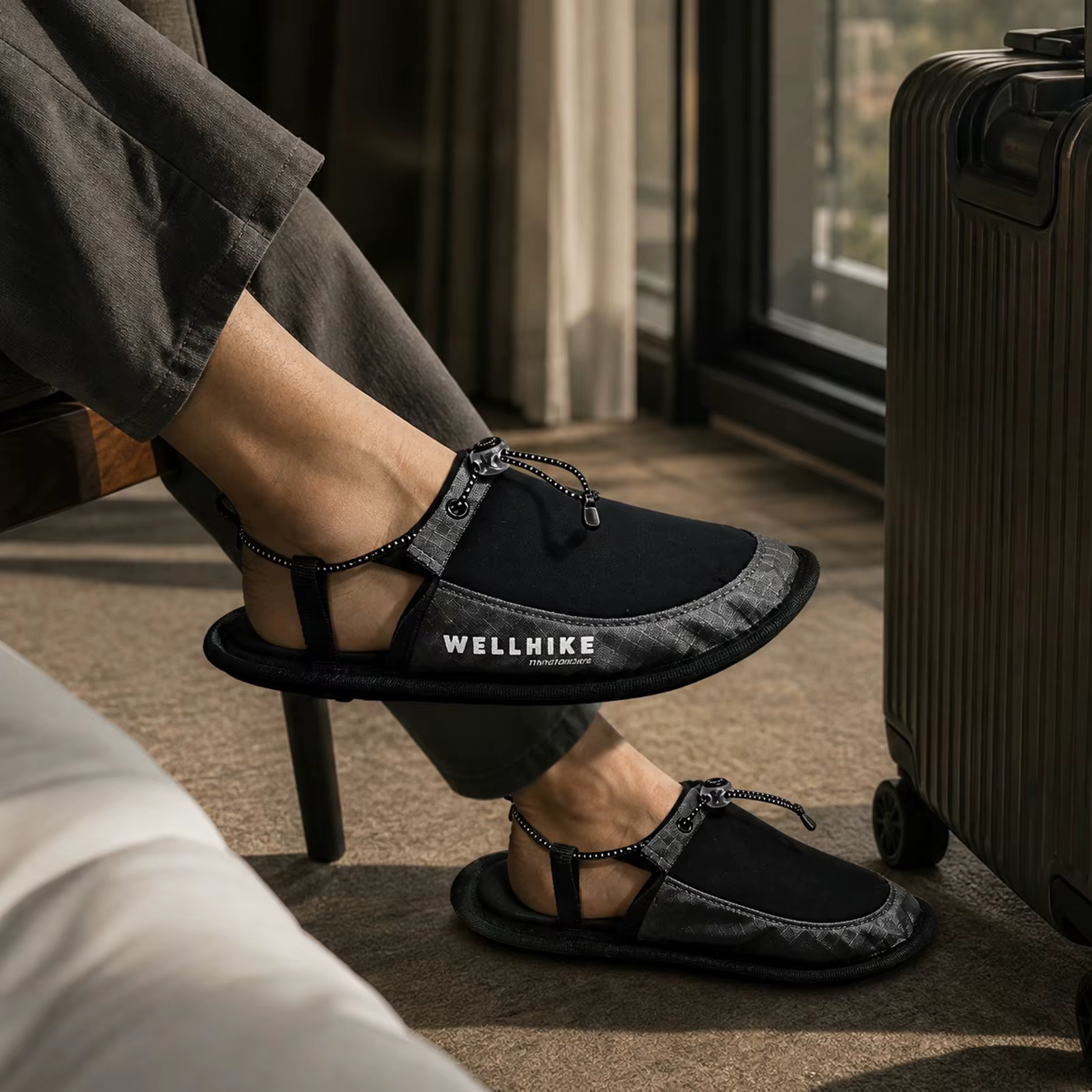 Chaussures de camping ultralégères pour hommes et femmes, pantoufles de camping à séchage rapide, pantoufles de plage pour le yoga, la randonnée en rivière, le lac et le kayak