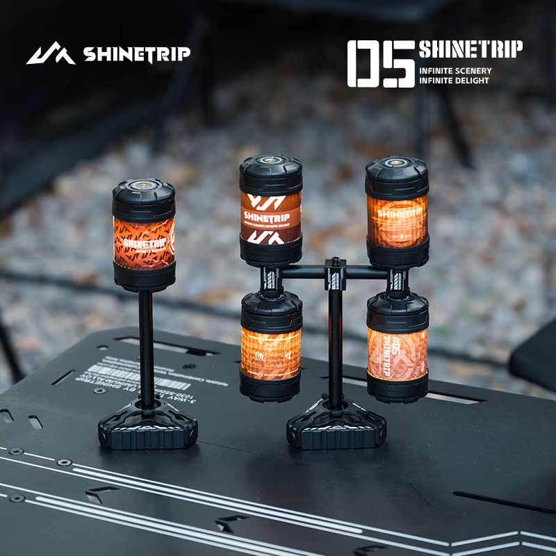 Support de lumière d'ambiance de Camping en plein air ShineTrip en alliage d'aluminium
