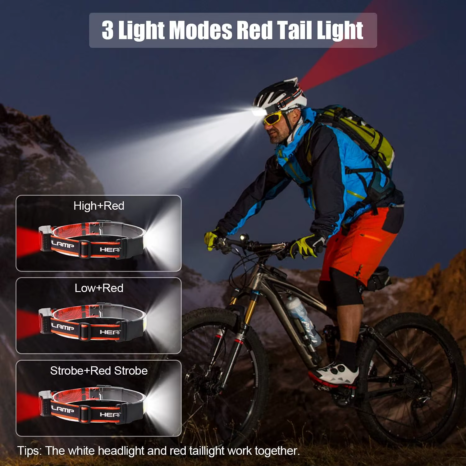 Lampe frontale LED lampes frontales rechargeables