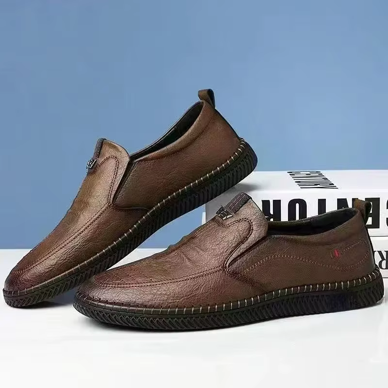 2025 chaussures en cuir d'affaires mocassins