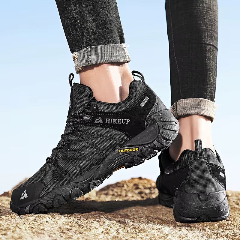 HIKEUP chaussures de randonnée antidérapantes pour hommes vêtements de plein air respirants résistant aux éclaboussures