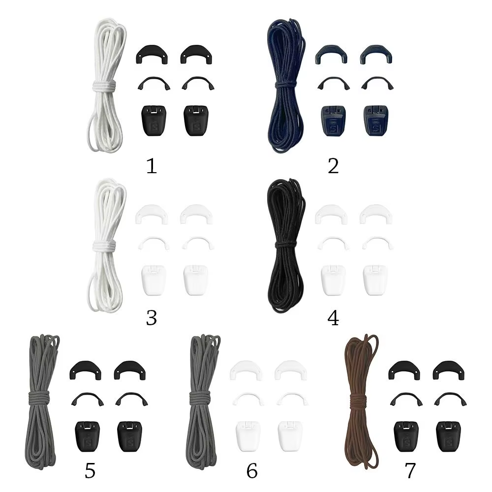 Lacets de tennis ronds sans attaches