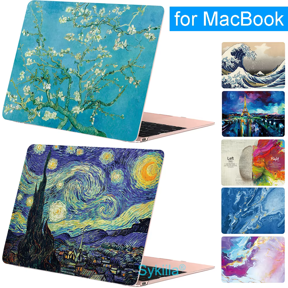 Étui pour Macbook Air 13 M5 M1 Pro 14 M4 13M3 15 16 M2 Coque rigide pour ordinateur portable Accessoire pour ordinateur portable Housse A3449 A3448 A3427 A3426 Neo 12