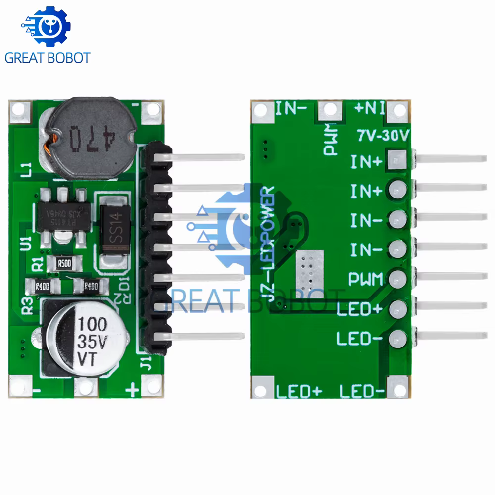 Pilote de lampe LED 3W DC IN 7-30V OUT 700mA, prise en charge du variateur PMW DC-DC 7.0-30V à 1.2-28V, Module convertisseur abaisseur
