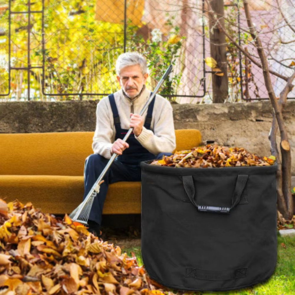Sac de compost de feuilles de jardin renforcé