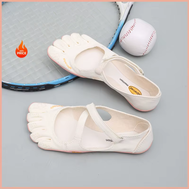 Chaussures à Cinq Doigts pour Femme avec Bride Réglable - Modèle Plat Minimaliste Confortable Pieds Nus pour la