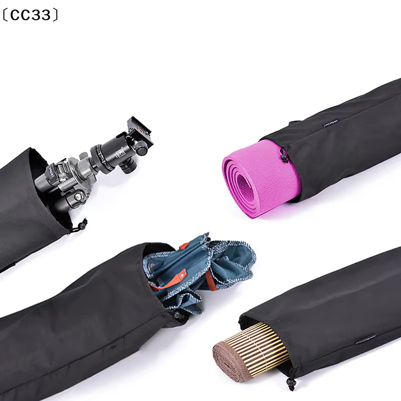 〔CC33〕Sacs de rangement pour chaises de camping, sac de rangement à fond rond avec cordon de serrage, housse portable et durable, sac pliable pour pique-nique (seul le sac, pas la chaise)
