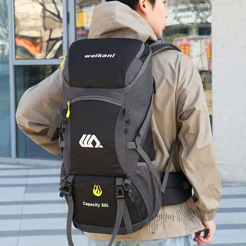 50L voyage sac à dos Camping hommes grand sac de randonnée touristique sac à dos étanche Sports de plein air escalade alpinisme sac bagages