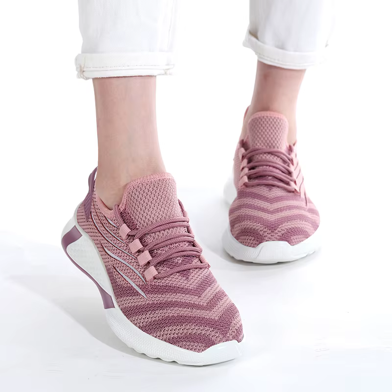 Chaussures de sécurité roses pour femmes, tête en acier, anti-écrasement, légères, douces et respirantes, chaussures de sécurité industrielles pour l'extérieur