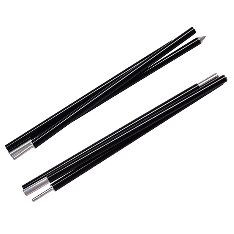 Cest UL 120CM de Long diamètre 13MM/16MM/19MM couleur noir/rouge tige de tente Support pôle abri bâche auvent en alliage d'aluminium