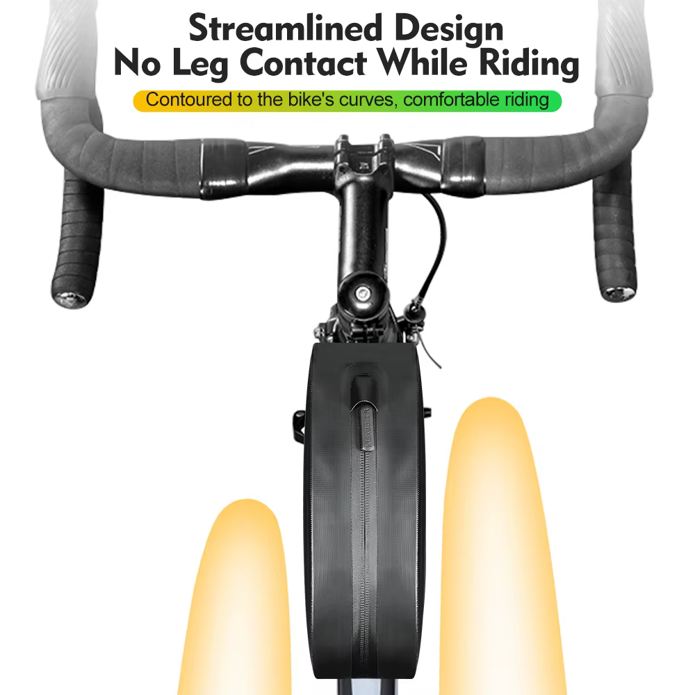 NEWBOLER sac de Tube supérieur de vélo sac de vélo de gravier avec vis sac de cadre de cyclisme en PVC étanche pour vélo de gravier de route vtt