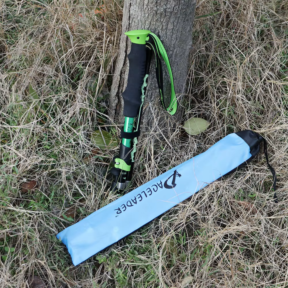 Outil de randonnée de Camping en plein air Portable ultraléger bâtons de Trekking pliants bâton télescopique