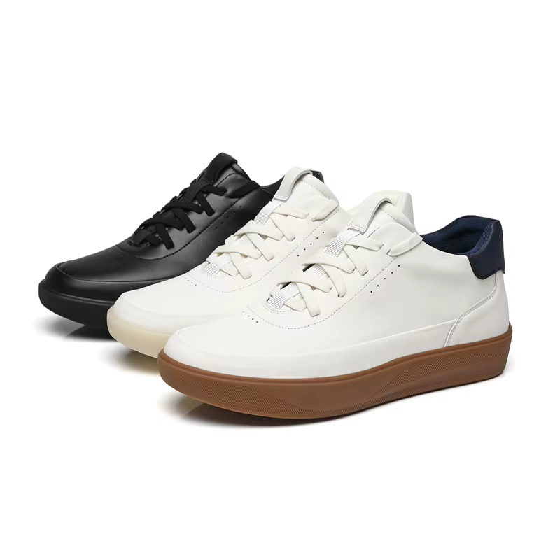 Baskets montantes en cuir pour hommes
