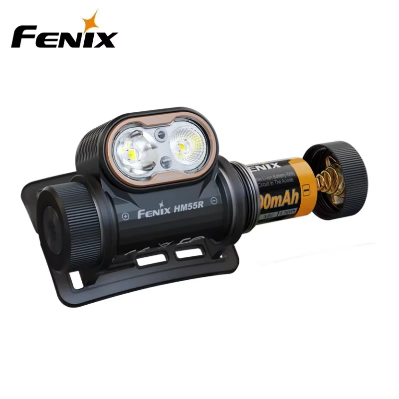 FENIX HM55R Lampe frontale d'extérieur légère à LED multifonctionnelle 1200 lumens