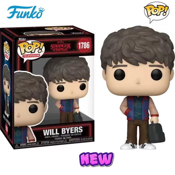 Le dernier personnage TV Stranger Saison 5 Funko POP Will Byers 1786 #   Figurine en vinyle modèle à collectionner cadeaux de noël pour enfants