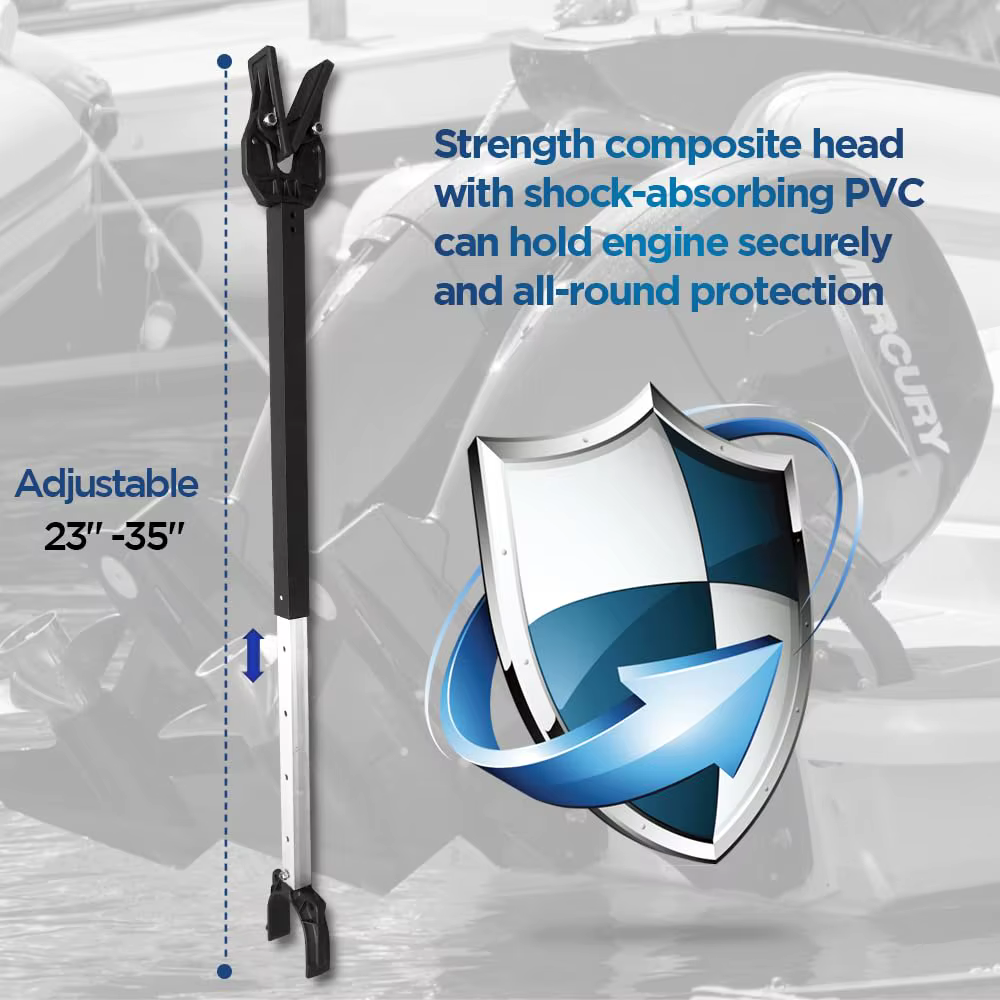 Accessoires marins : Protections de quille réglables et amortissantes, idéales pour sécuriser les supports de moteur et de remorque – Matériel marin