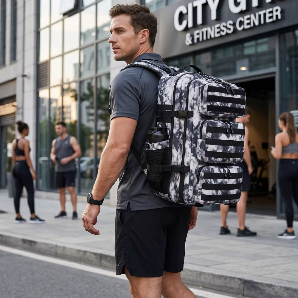 Sac à dos tactique 60L pour hommes, sac de sport imperméable pour voyage, randonnée, camping militaire, chasse, survie