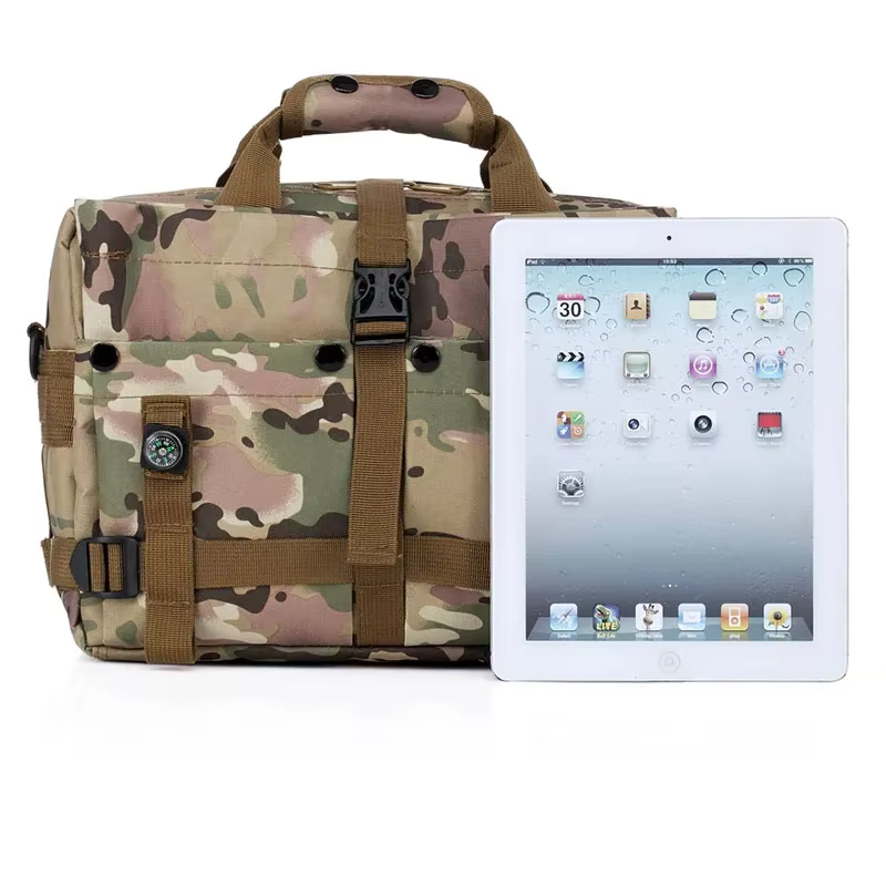 Randonnée Camping sac à dos sac en plein air militaire ventilateur sac à main tactique sac à bandoulière appareil photo photographie ordinateur portable sac de voyage avec boussole
