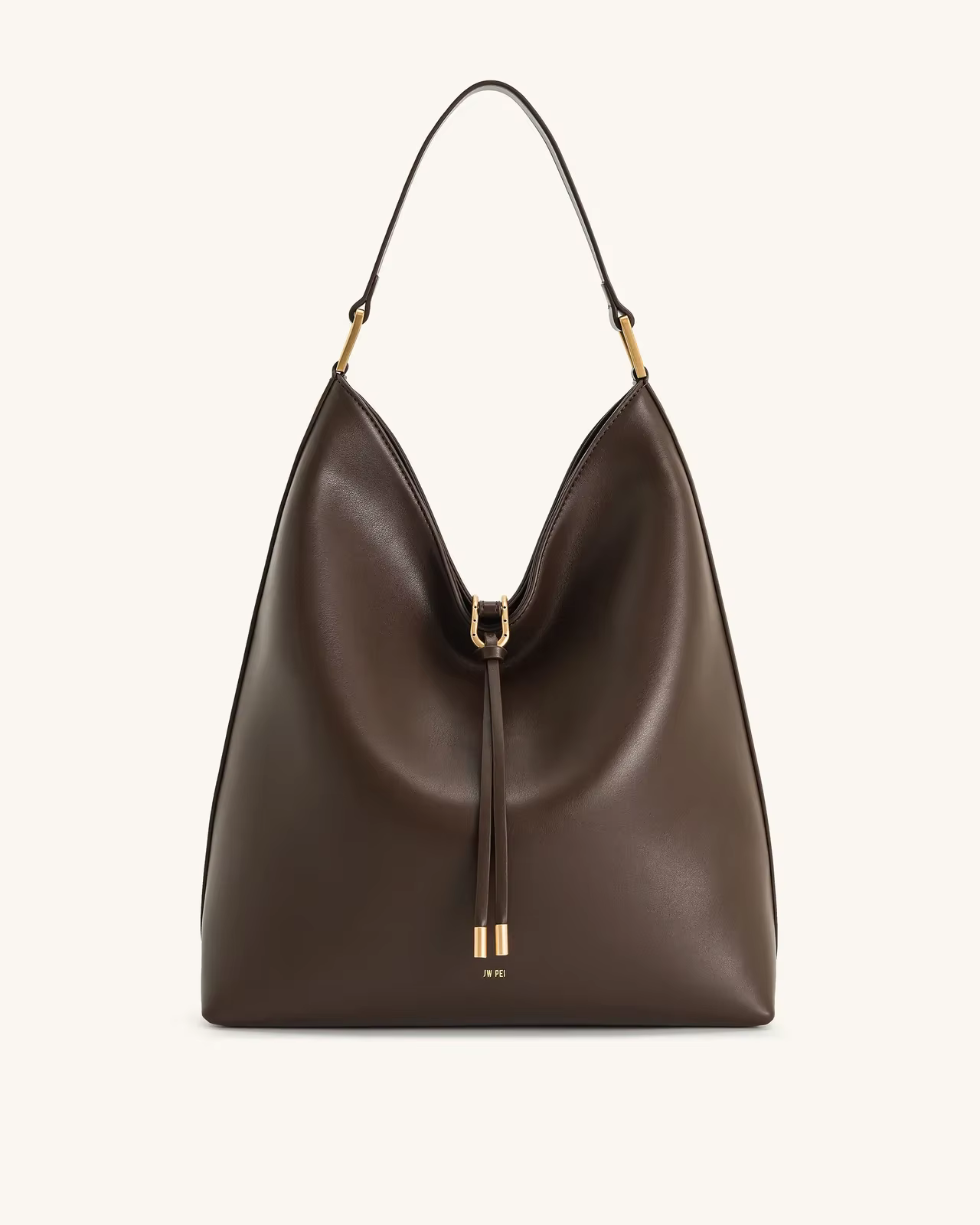Sac fourre-tout pour femme JWPEI Aria, sac sous le bras, grande capacité, sac à main tendance, sac de navetteur, forme seau en cuir, texture douce