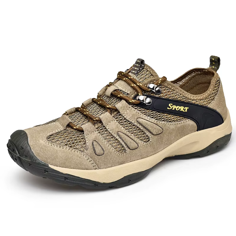 HIKEUP – chaussures d'alpinisme en cuir véritable pour hommes