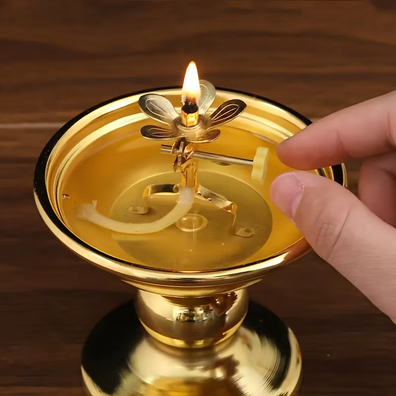 Support de mèche de lampe à huile