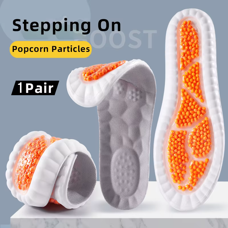 Semelles intérieures de Sport complètes pour les pieds, semelle à coussin d'air en PU, souples et respirantes, Absorption des chocs, chaussures de course, semelle intérieure de soutien de la voûte pla
