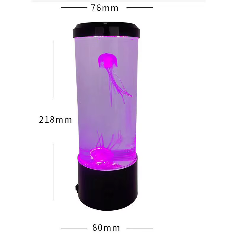 D5 lampe méduse LED à couleur changeante 7 couleurs humeur Aquarium océan veilleuse chambre décor de bureau lumière cadeau d'anniversaire pour les enfants