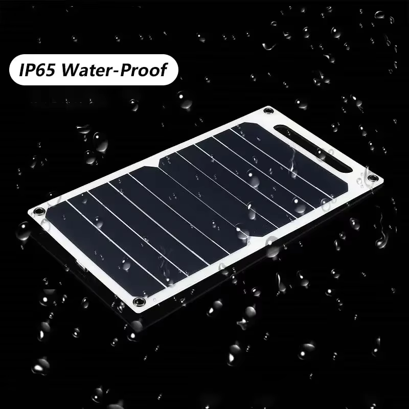 Panneau solaire portable étanche 35W 5V avec USB pour la randonnée en plein air