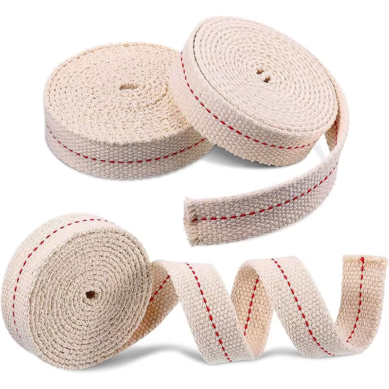 Mèche de lampe en coton tressé de 10M~1M