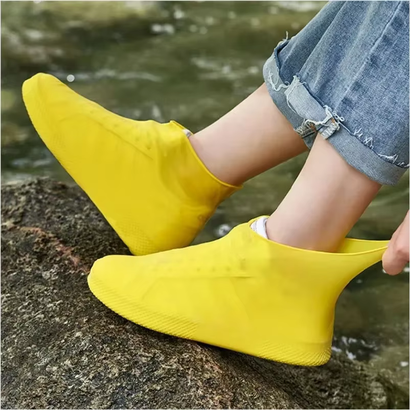 Couvre-chaussures en silicone imperméables réutilisables antidérapants résistants à l'usure