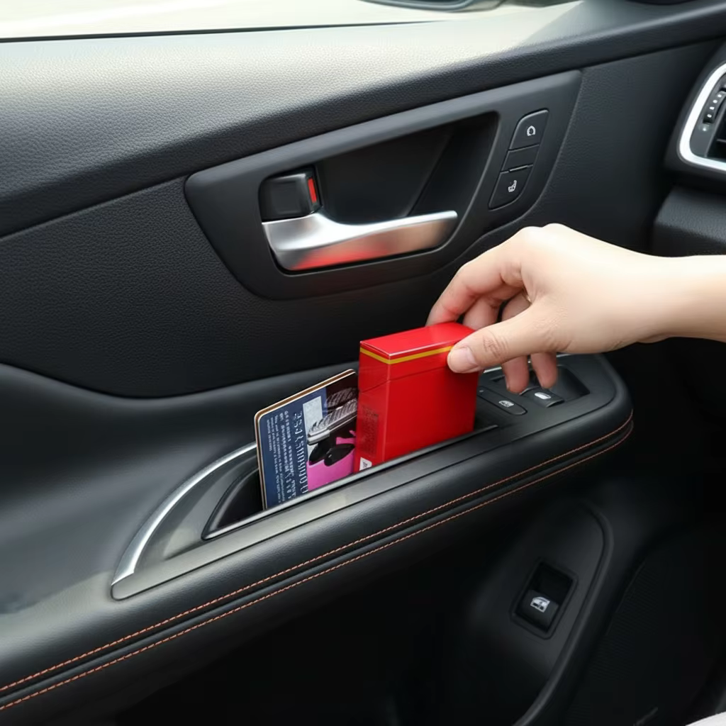 Organisateur de voiture pour Peugeot 3008 3008GT 4008 5008 2016-2020, boîte de rangement pour poignée de porte et accoudoir, plateau de rangement, accessoires auto