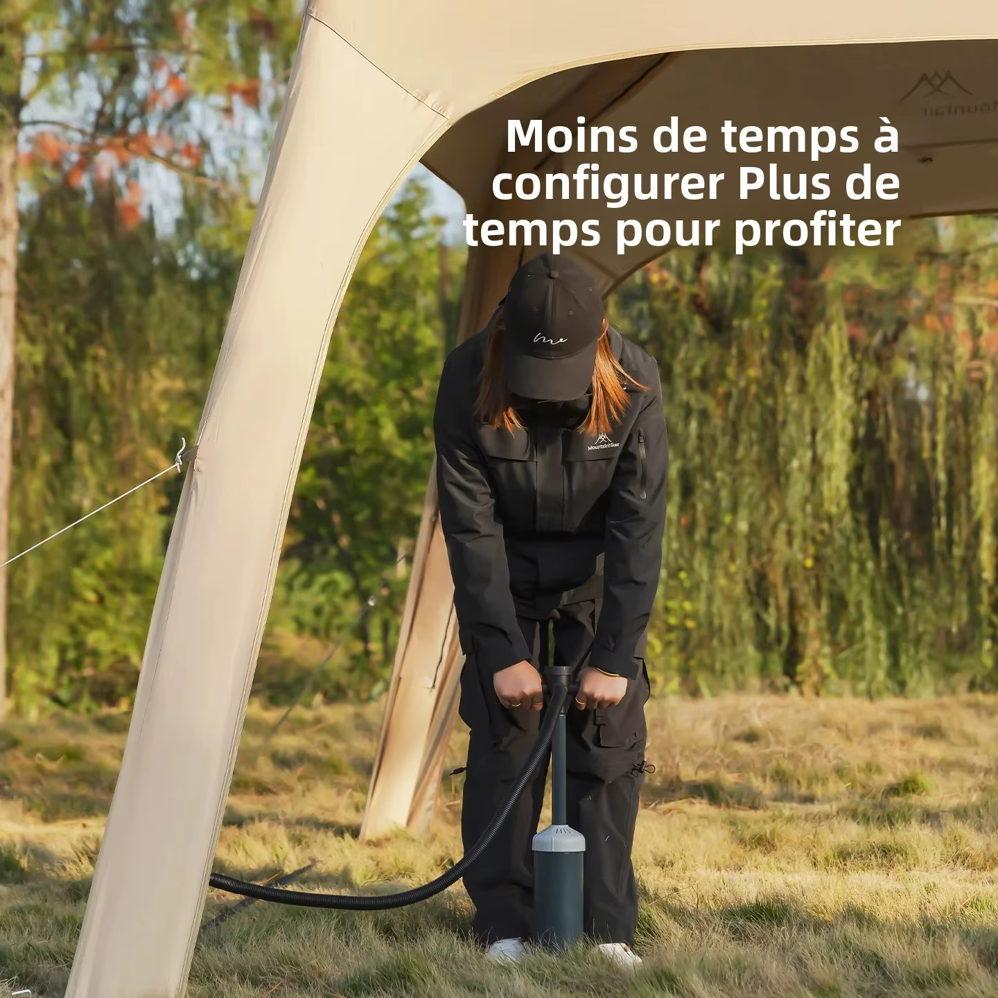 Tente de camping gonflable