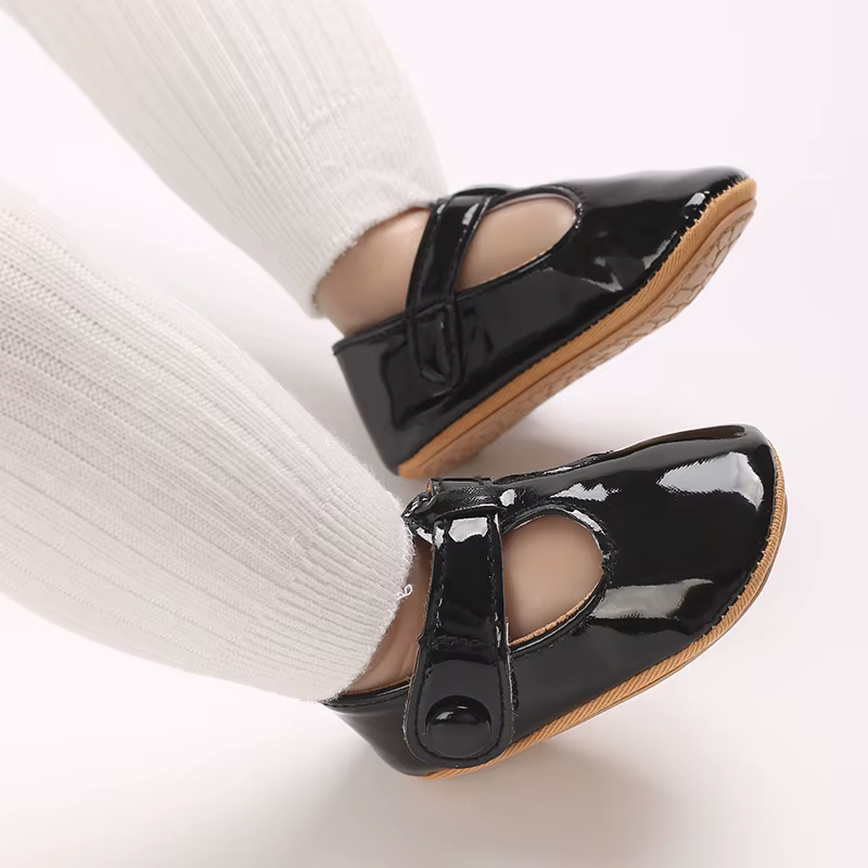 Chaussures simples pour bébé fille, chaussures de marche pour bébé fille, chaussures de princesse occidentale à semelles souples, nouvelle collection printemps et automne